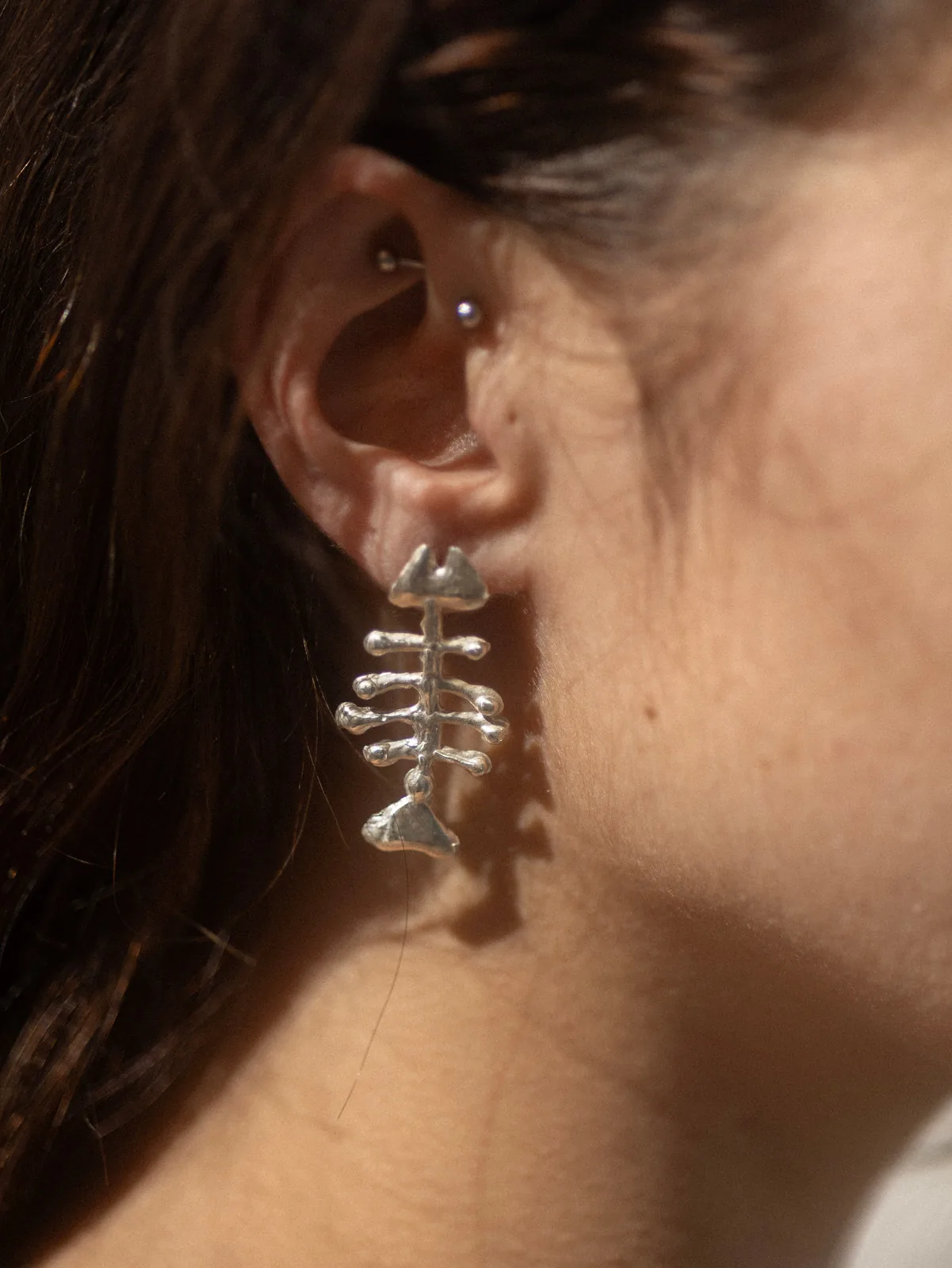 Vertebra Earrings
