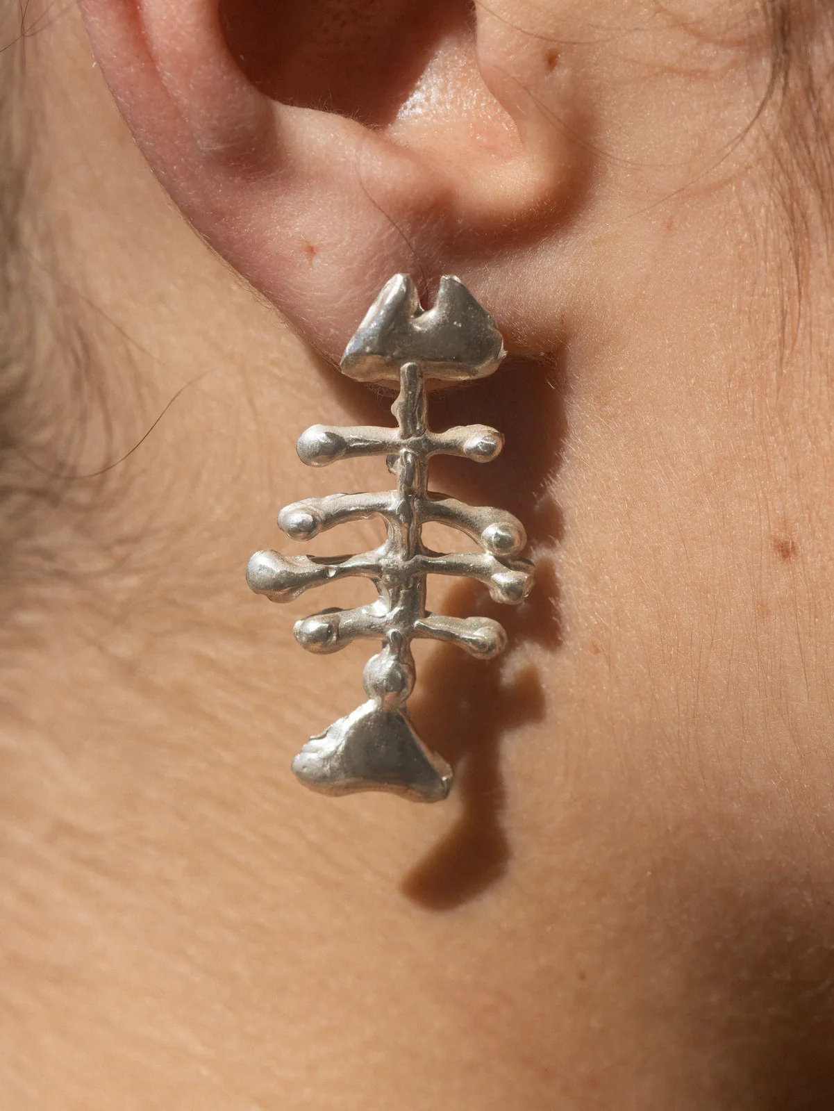 Vertebra Earrings - view 2